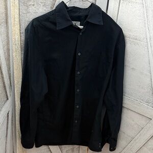A/X Armani Exchange Black Casual Button Down Shirt